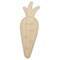 Carrot Vegetable Unfinished Wood Shape Piece Cutout for DIY Craft Projects